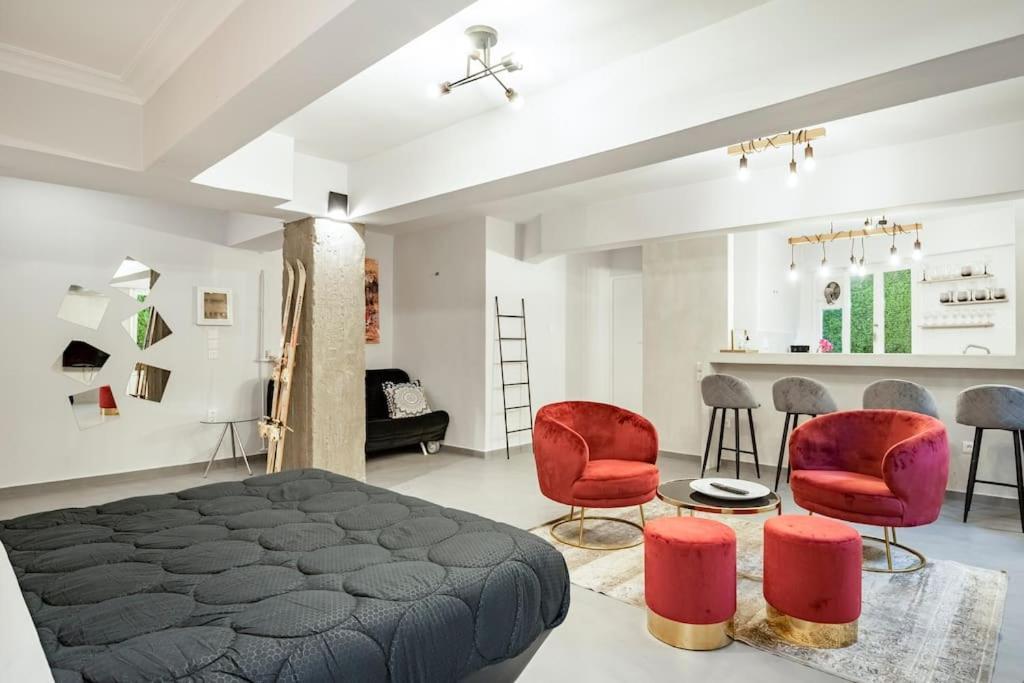 Brand New Modern Street-Style Studio /City Center Афины Экстерьер фото